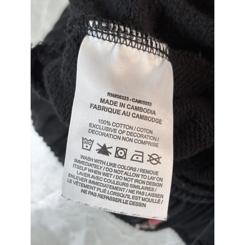 Jordan Mens XXL Black All Over Jumpman Logo Fleece Jogger Sweatpants Drawstring
